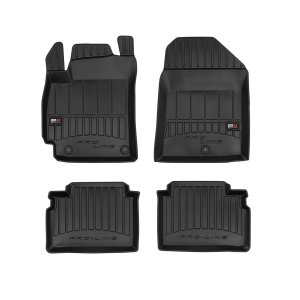 Hyundai Elantra Floor Mat - Omac - Premium TPE - Black - '16-'20 Hyundai Elantra Floor Mat - Omac - Premium TPE - Black - '16-'20